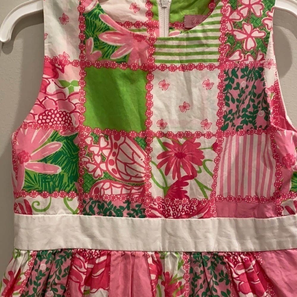 Lilly Pulitzer - girls patchwork dress - size 10 - Picture 2 of 13